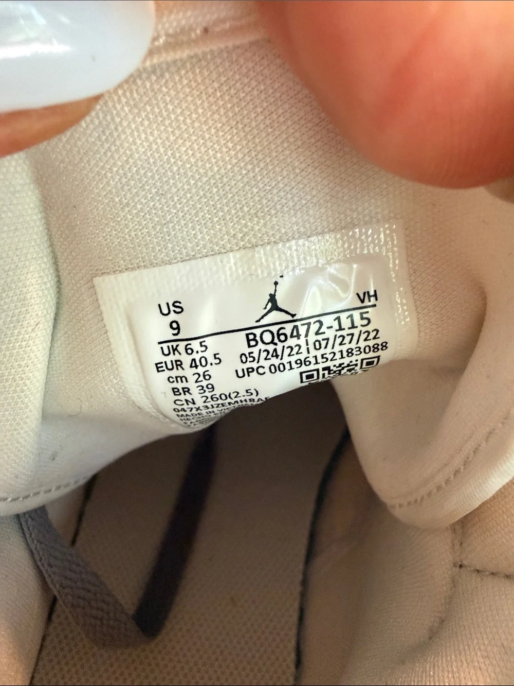 Nike Air Jordan 1 Low White & Gray Sneakers